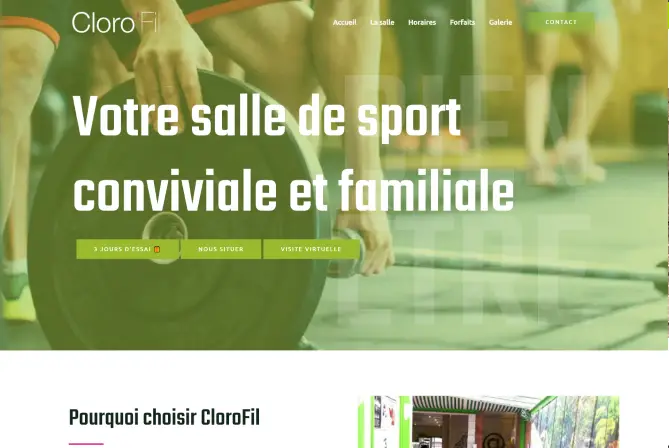 site salle de sport clorofil 2024 virgile catherine