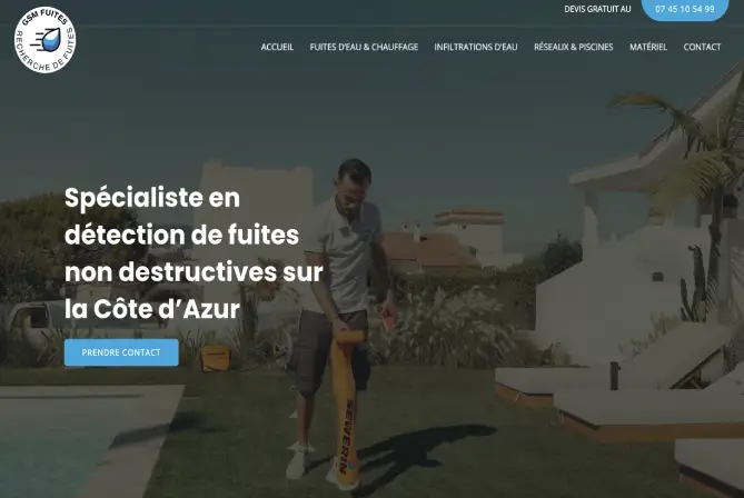 Creation site GSM FUITES Cannes
